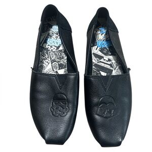 Tom’s Star Wars Black Slip-On Shoes dark side size 8